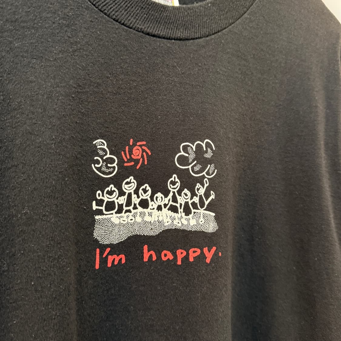 i'm happy 프룻 오브 더 룸 미국티셔츠 xl 상품이미지2