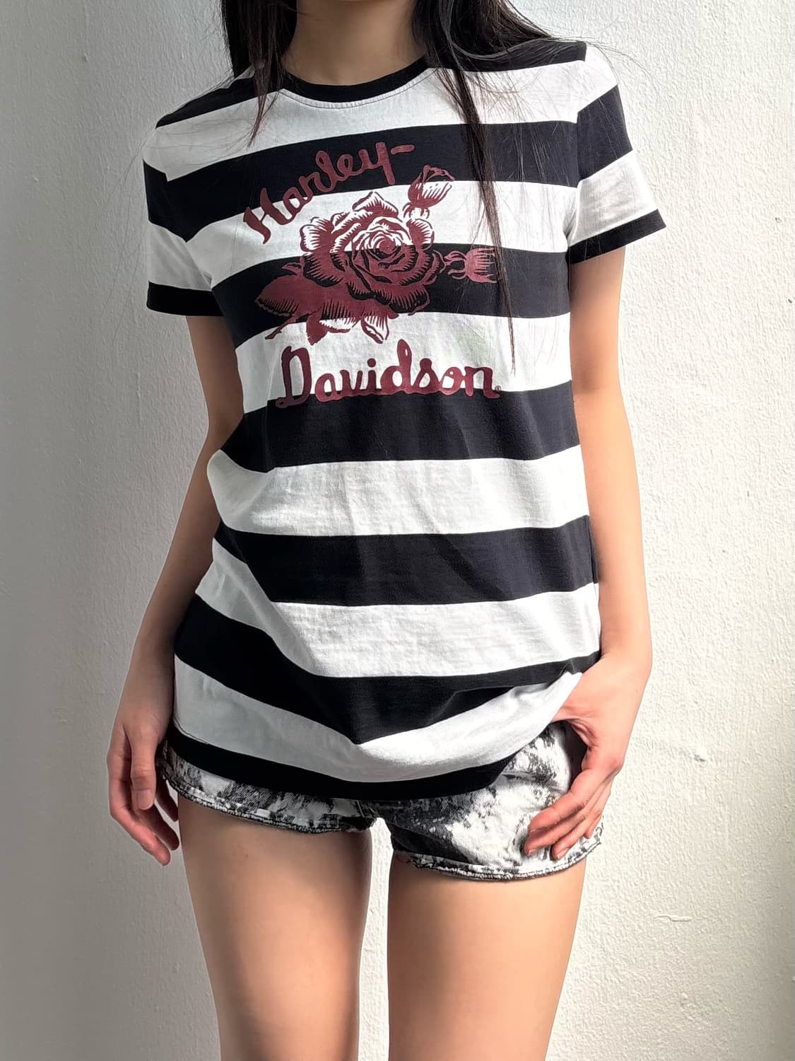 Harley Davidson Stripe T-shirt 상품이미지1