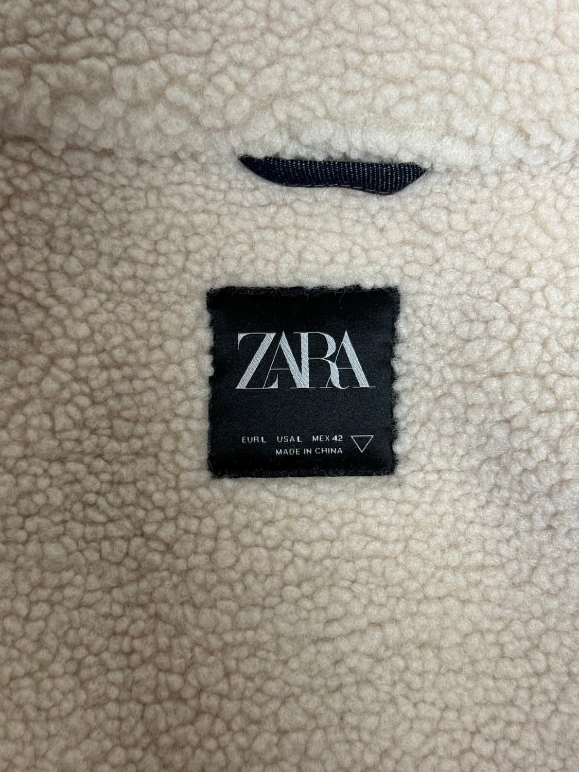 자라 데님 양털 자켓 상품이미지3