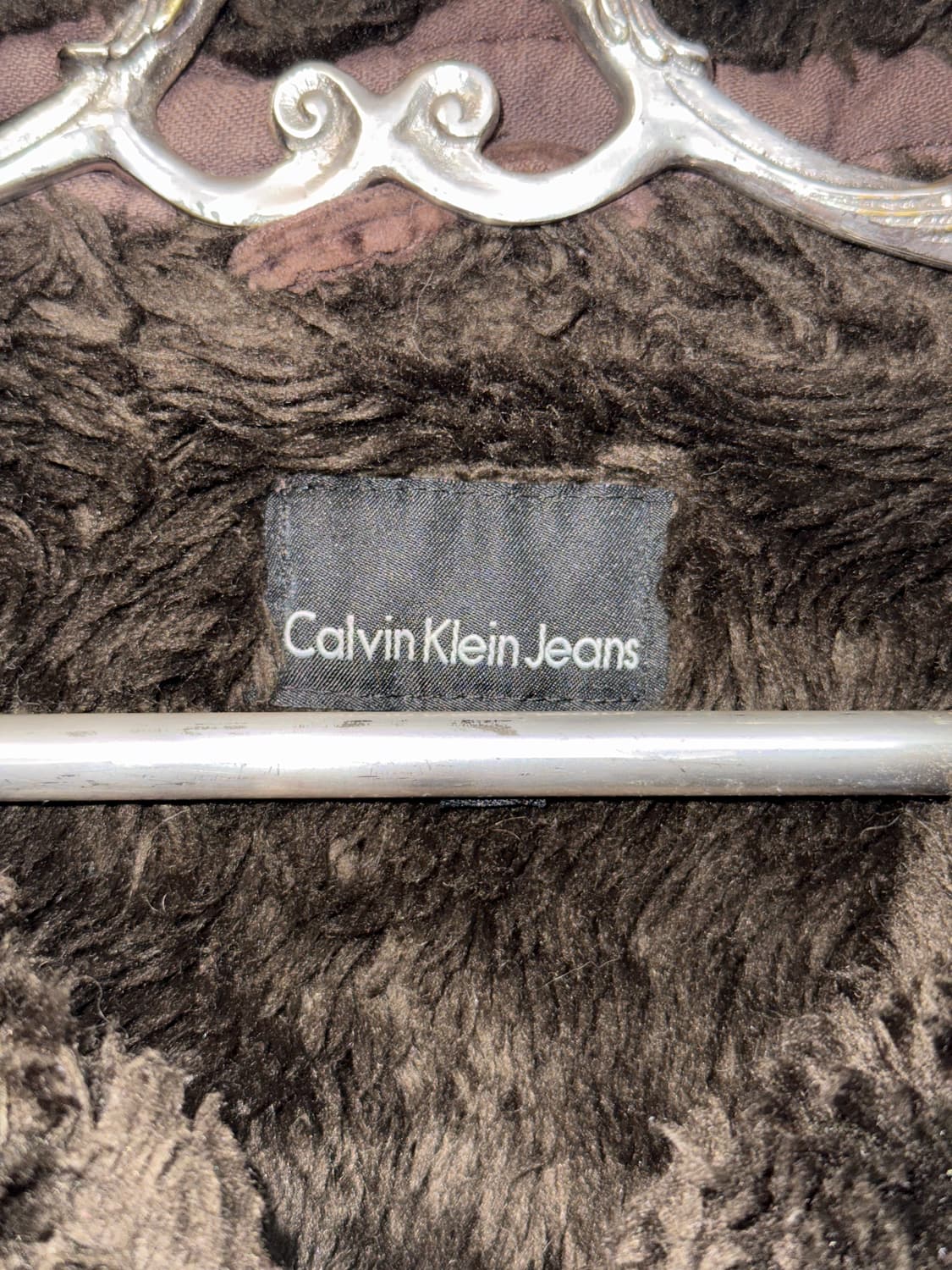 Calvin Klein dark brown corduroy fur jk 상품이미지4