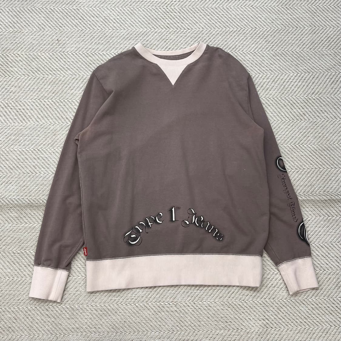 리바이스 배색 스웻셔츠 r2292 상품이미지1