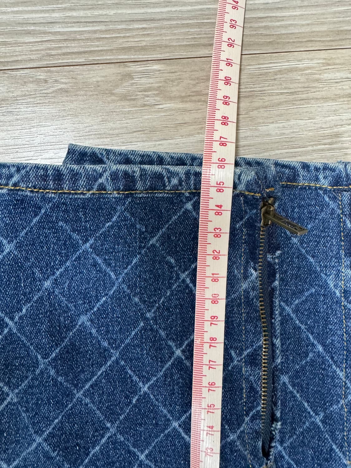 샤넬 여성 다이아몬드 패턴 청바지 36 상품이미지9