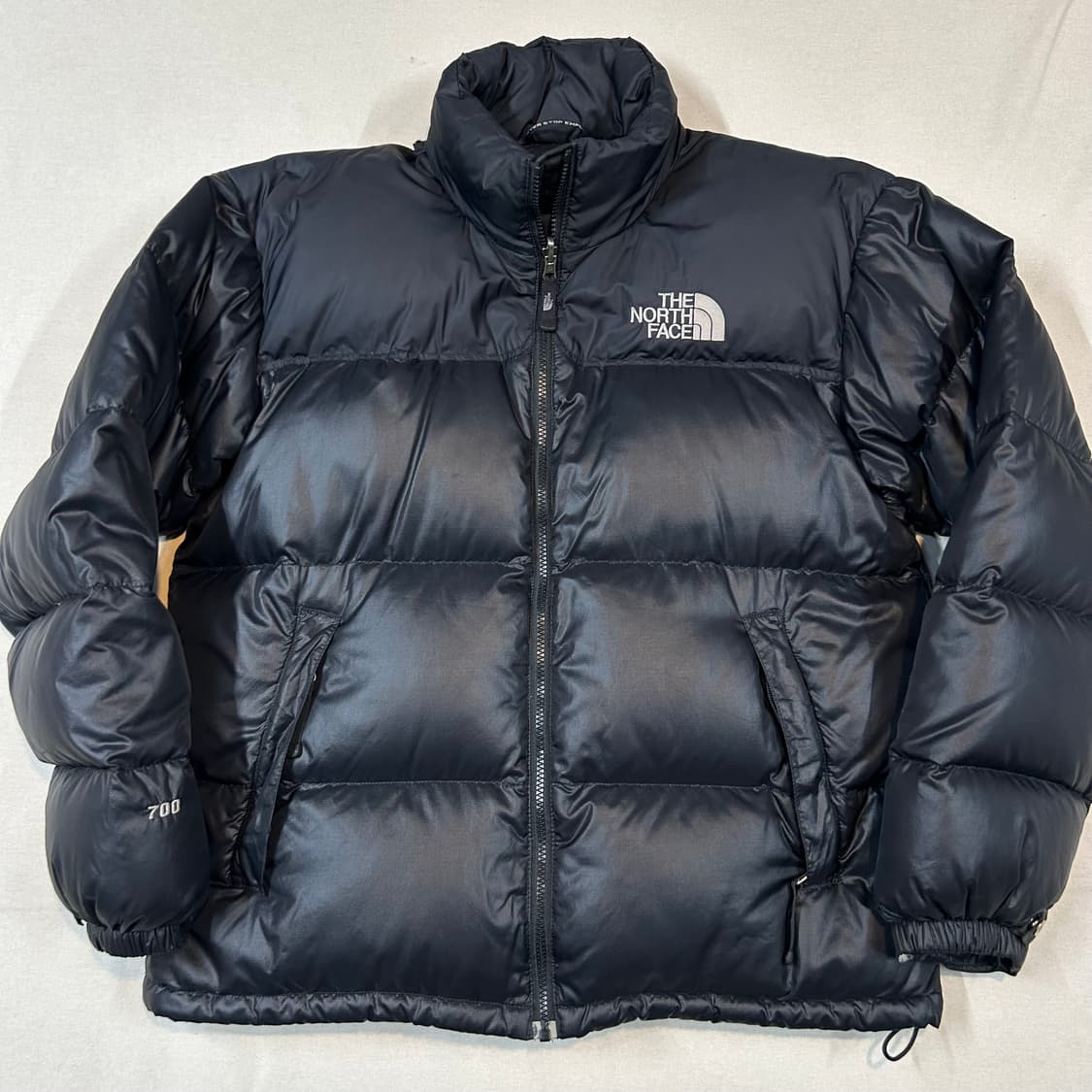 L) 노스페이스 구스다운 눕시 700 블랙 패딩 세탁완료 상품이미지2