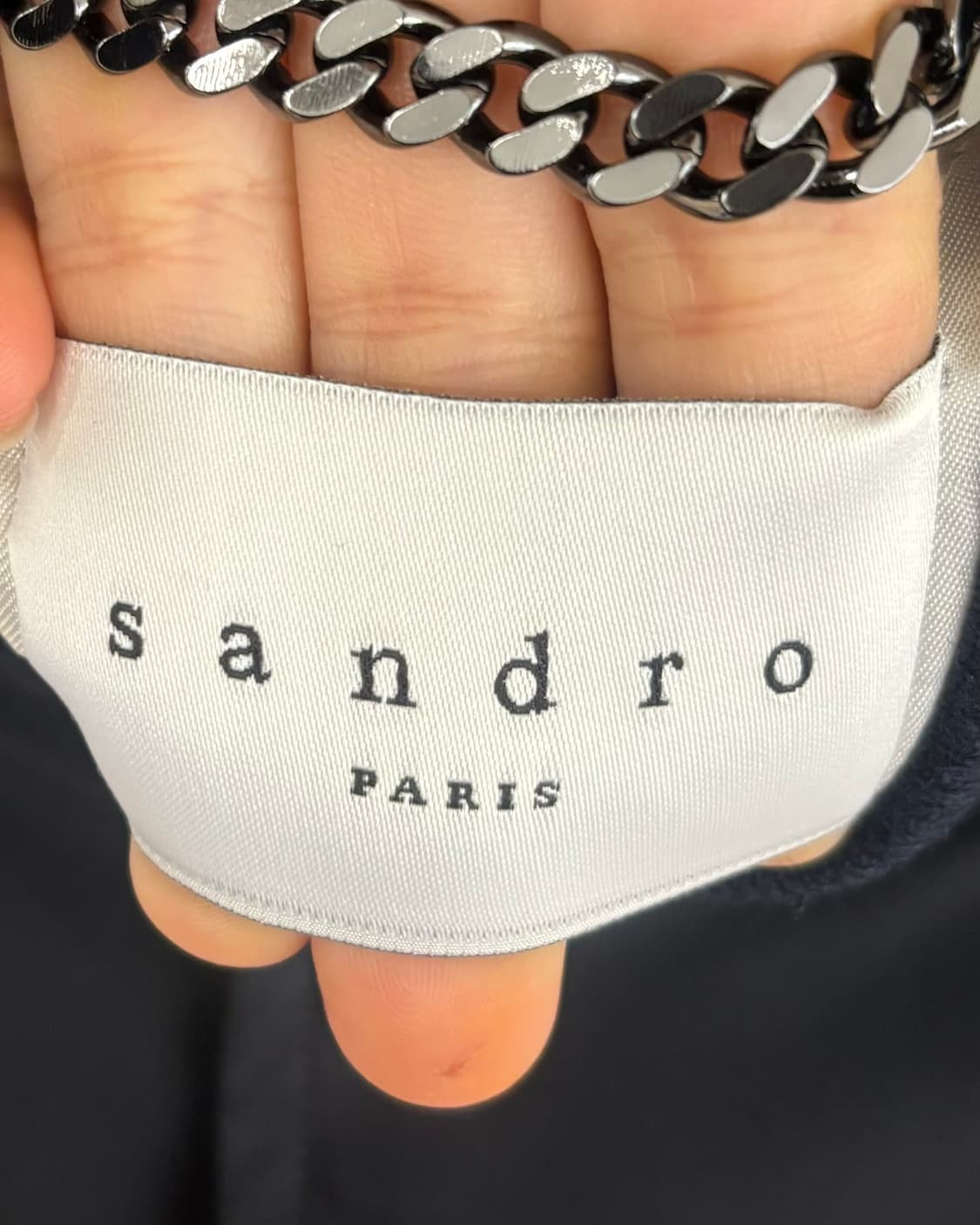 산드로 네이비 바시티 자켓 상품이미지7