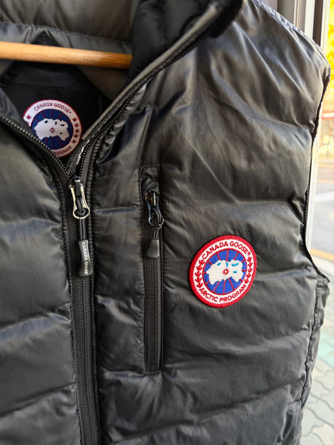 S/ 캐나다구스 롯지 나일론 다운 패딩조끼 상품이미지6