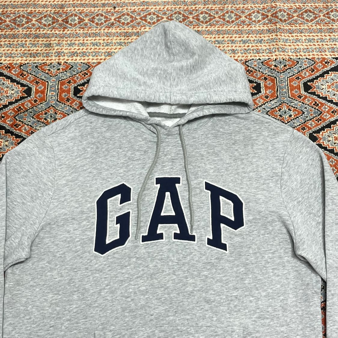 갭 스펠로고 그레이 기모 후드티셔츠 남성M 상품이미지2