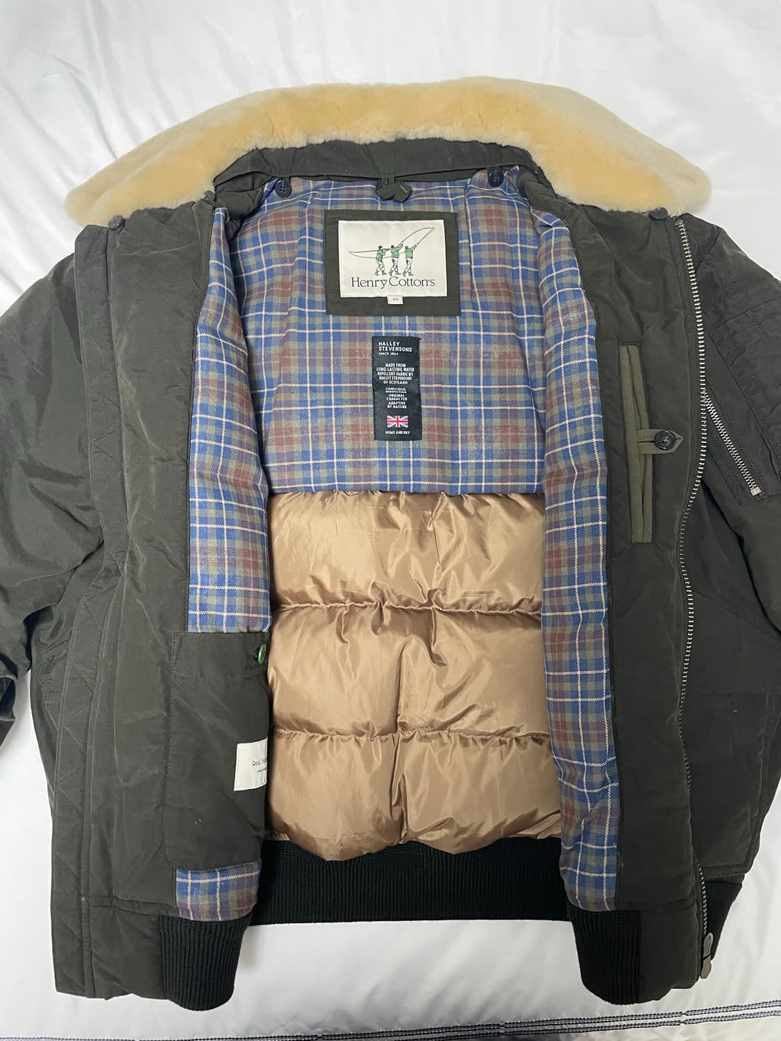 헨리코튼 스핏파이어 빈티지 왁스 다운 점퍼(L/100) 상품이미지4