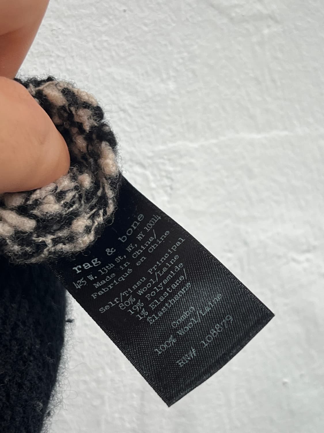 Rag&Bone 터틀넥 니트 스웨터 S 상품이미지5