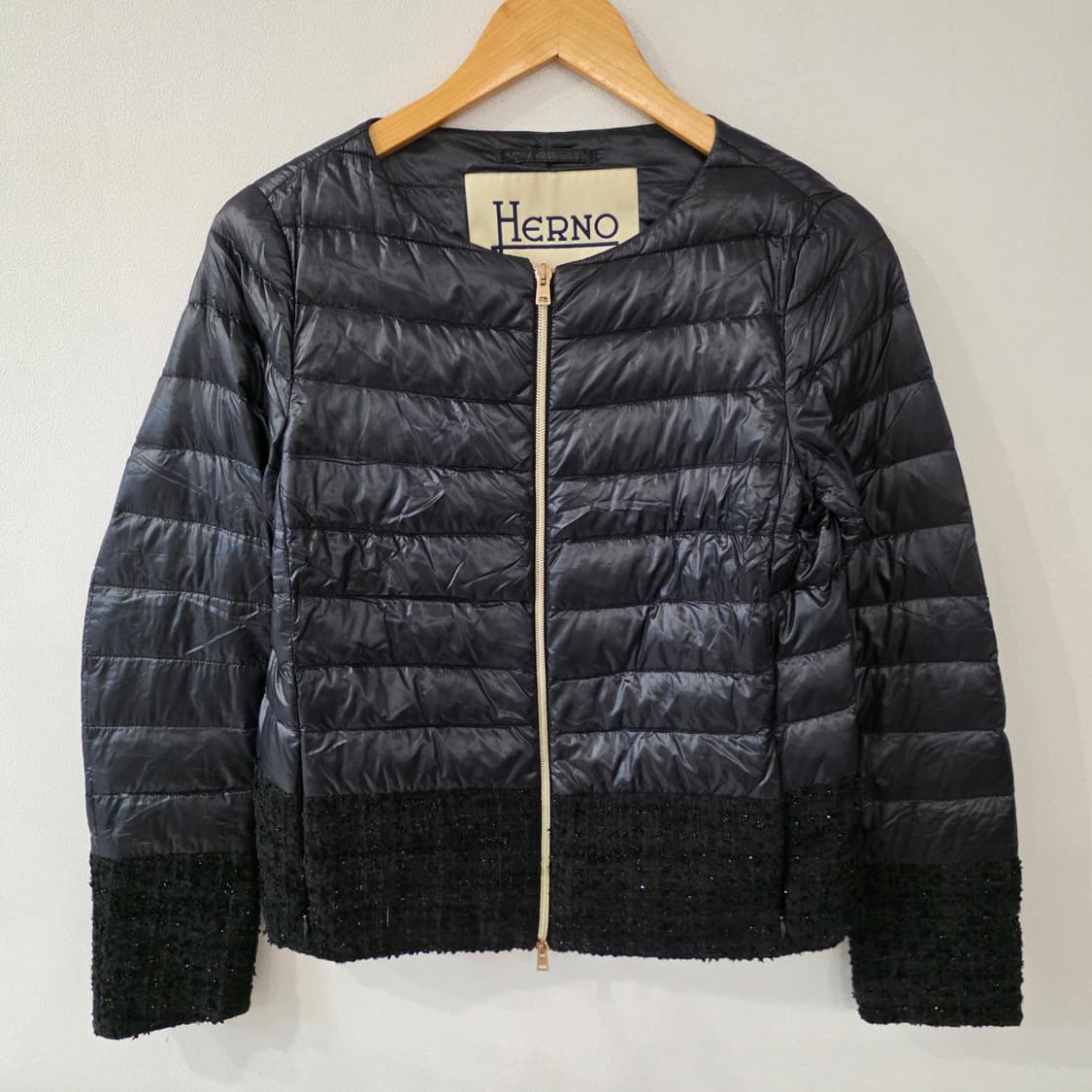 에르노 블랙 퀼팅 구스패딩 자켓 40 상품이미지1