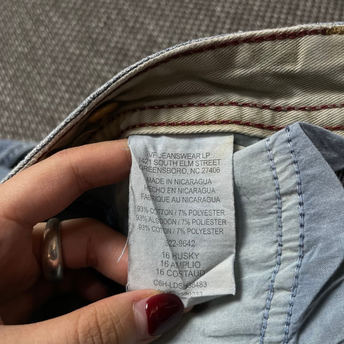  (31) Lee 리 카펜터 연청 워싱 데님 팬츠  상품이미지4