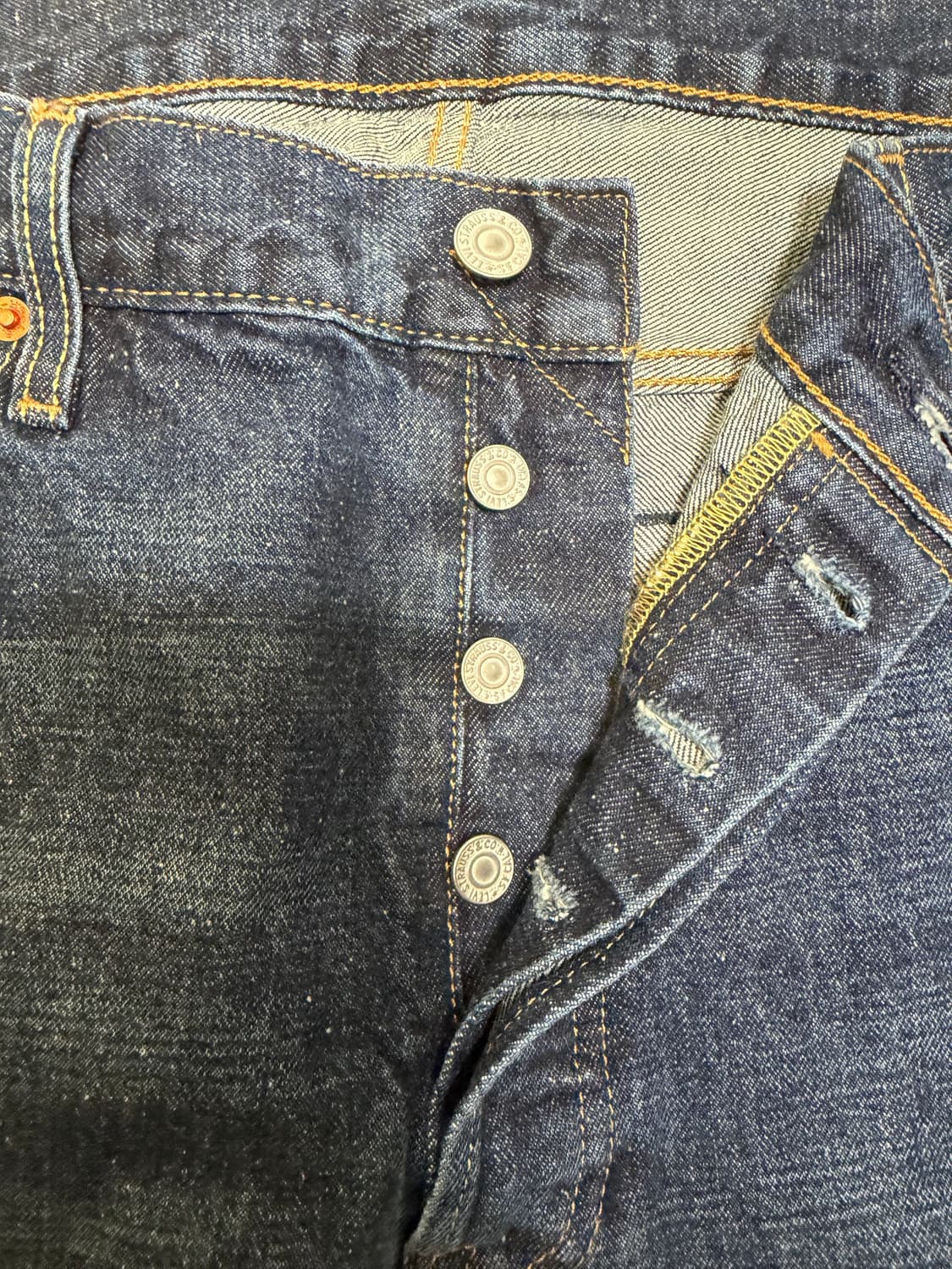 리바이스 501 오리지널 프리미엄 셀비지 스트레이트진 상품이미지9