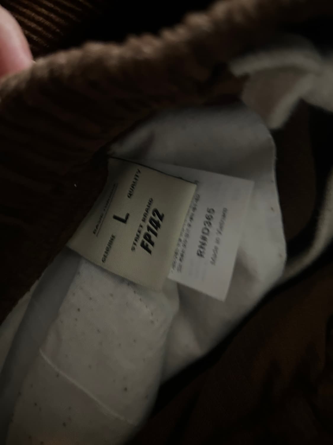 [L]브라운 코듀로이 팬츠 상품이미지3