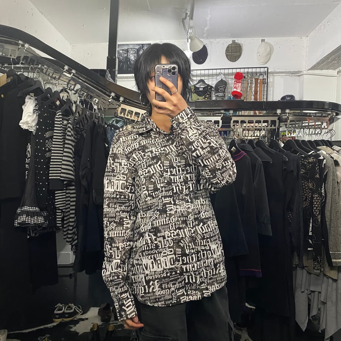 Additive 레터링 셔츠 상품이미지1