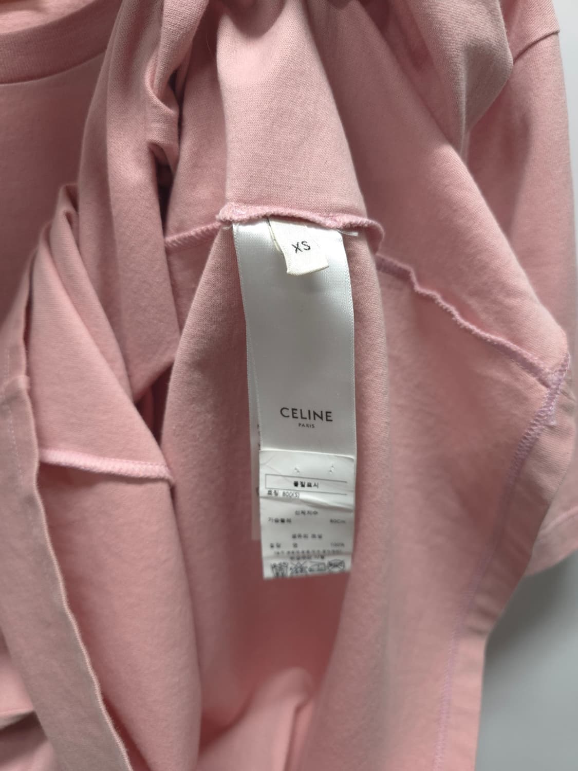 [상태최상]셀린느 루즈 코튼저지 반팔티셔츠 (XS사이즈) 상품이미지6