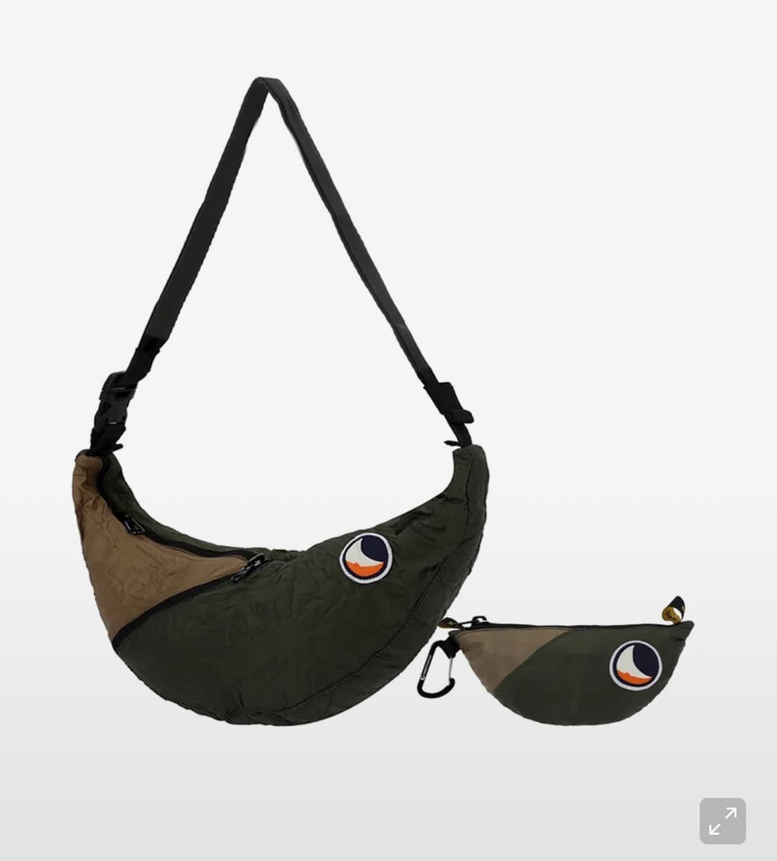 티켓투더문 슬링백 아미그린 브라운 상품이미지1