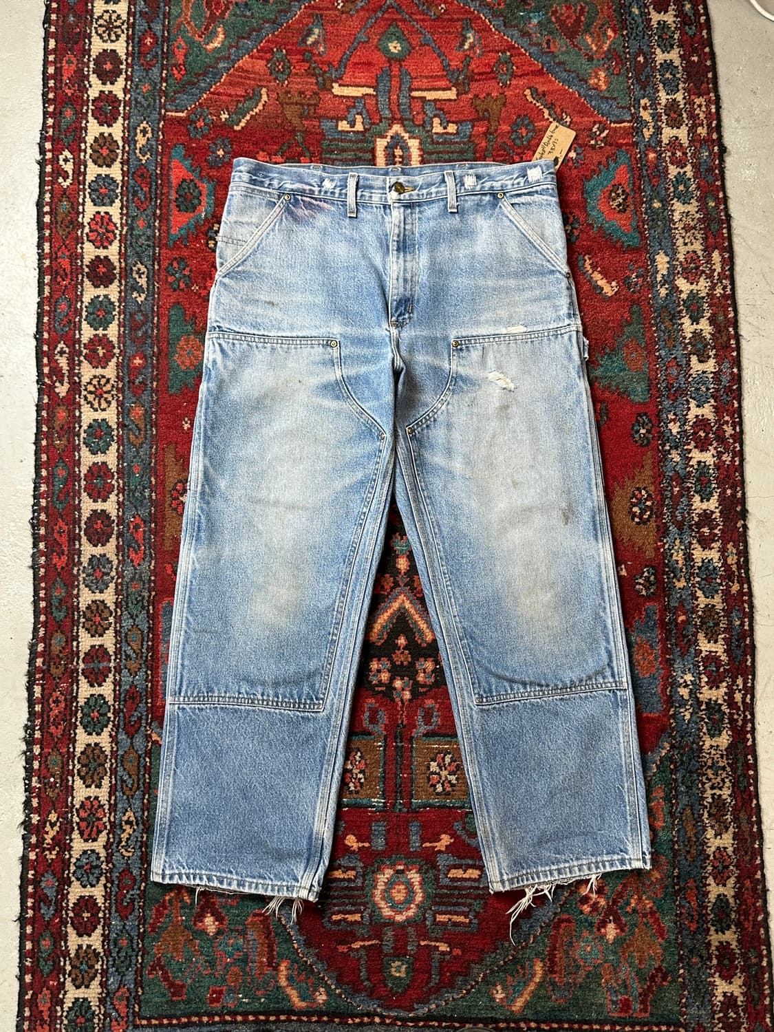 OG 칼하트 데님 더블니 팬츠 칼하트 B73 썩블니 상품이미지1