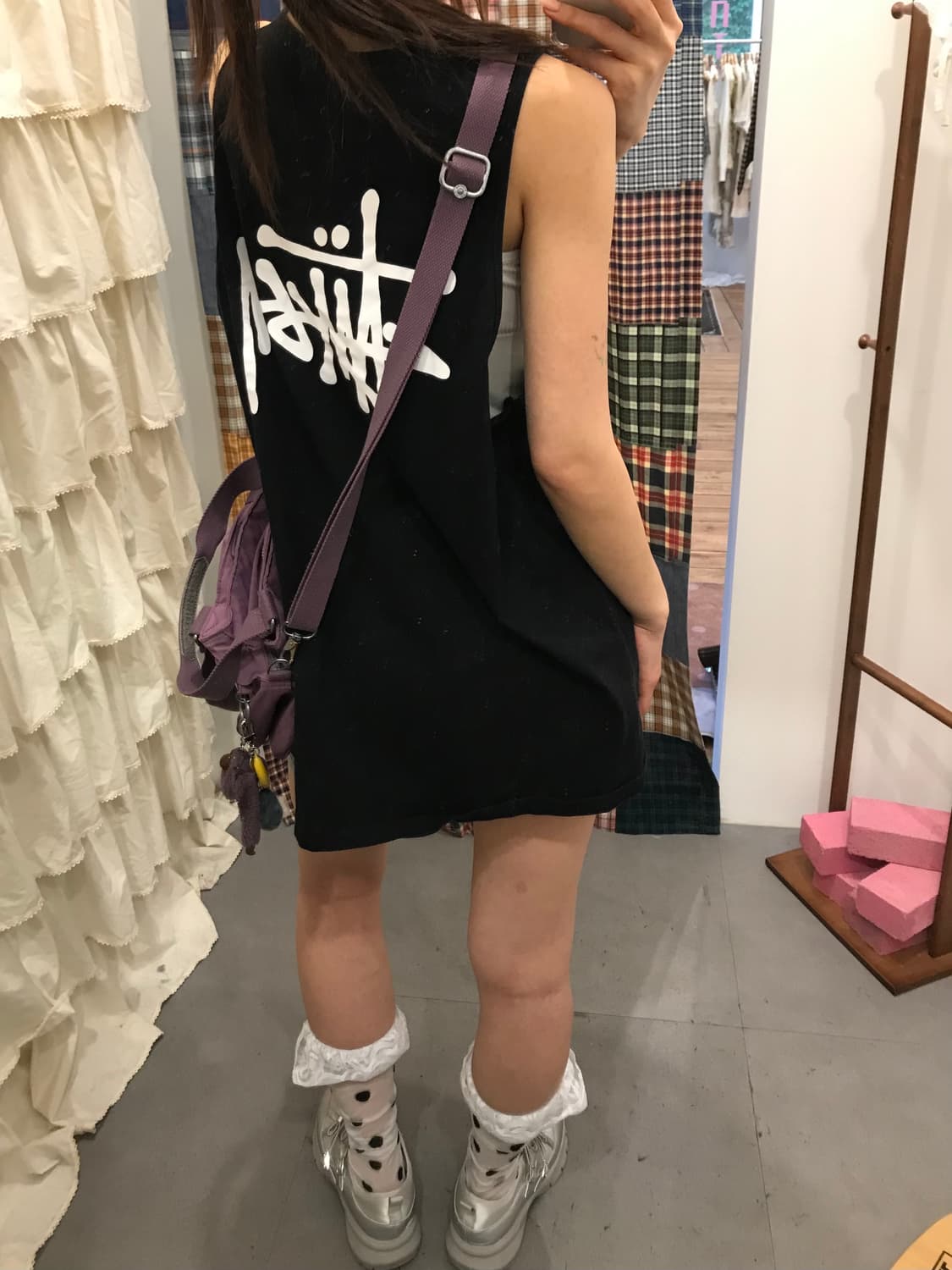 스투시 블랙 베이직 나시  상품이미지5