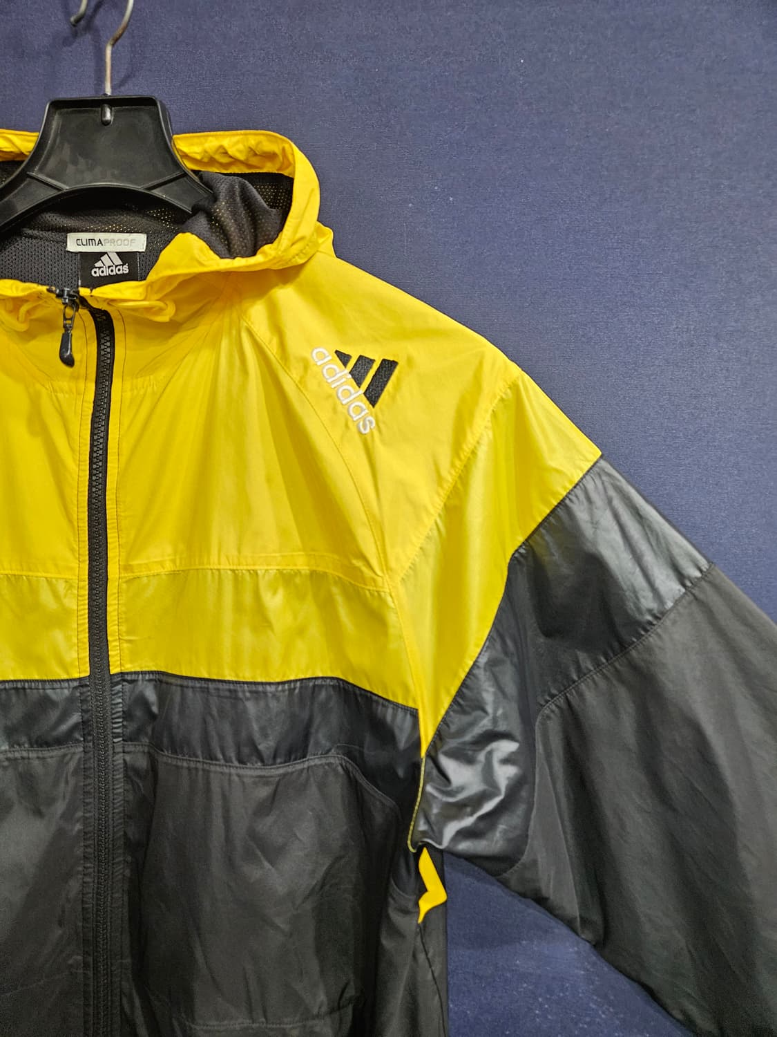 아디다스 자수로고 프린팅 투톤 남성 100 바람막이 후드집업  상품이미지4