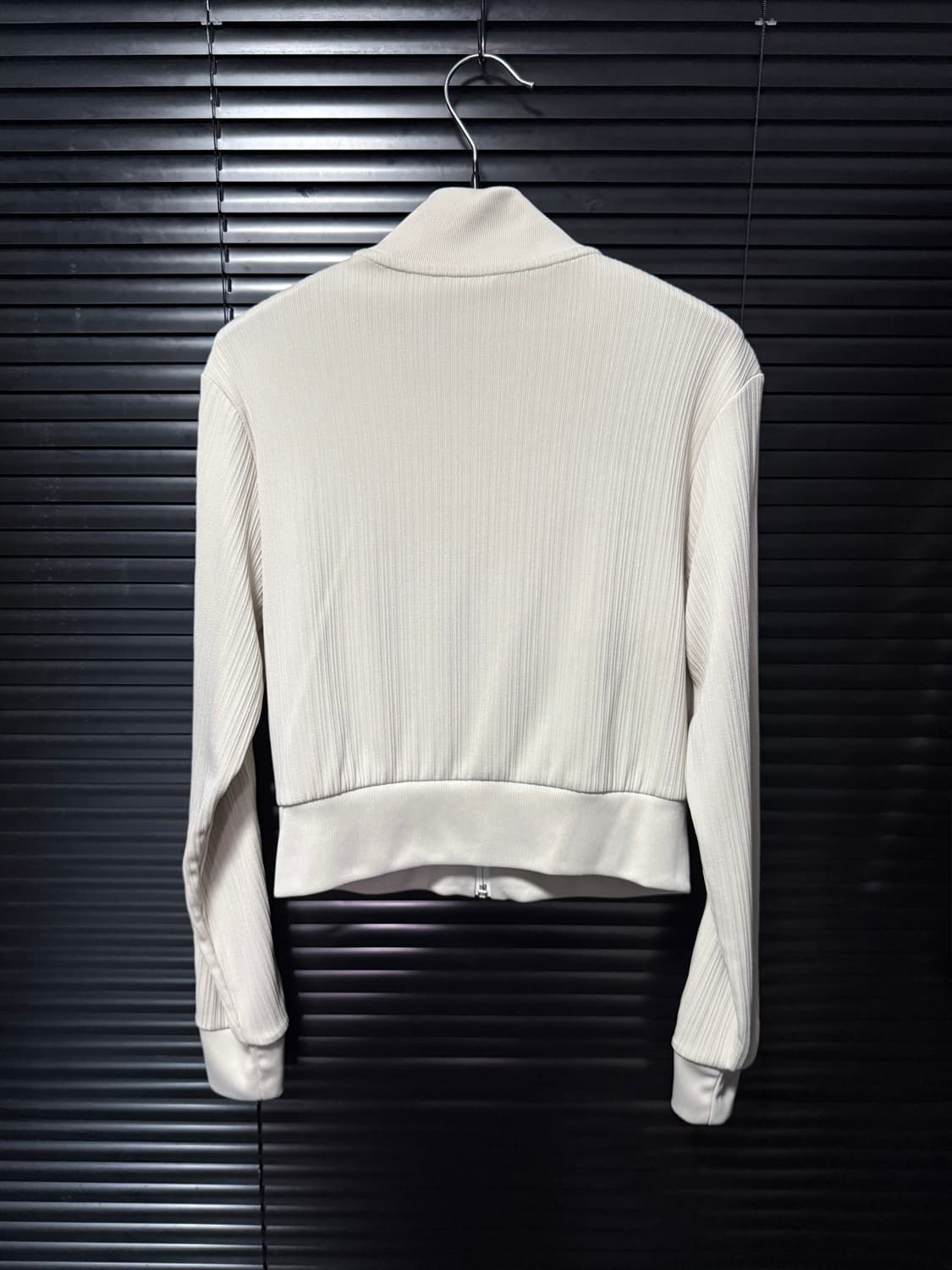 아디다스 정품 플리츠 주름 베이지 아이보리 크롭 트랙탑 져지 저지 집업  상품이미지7