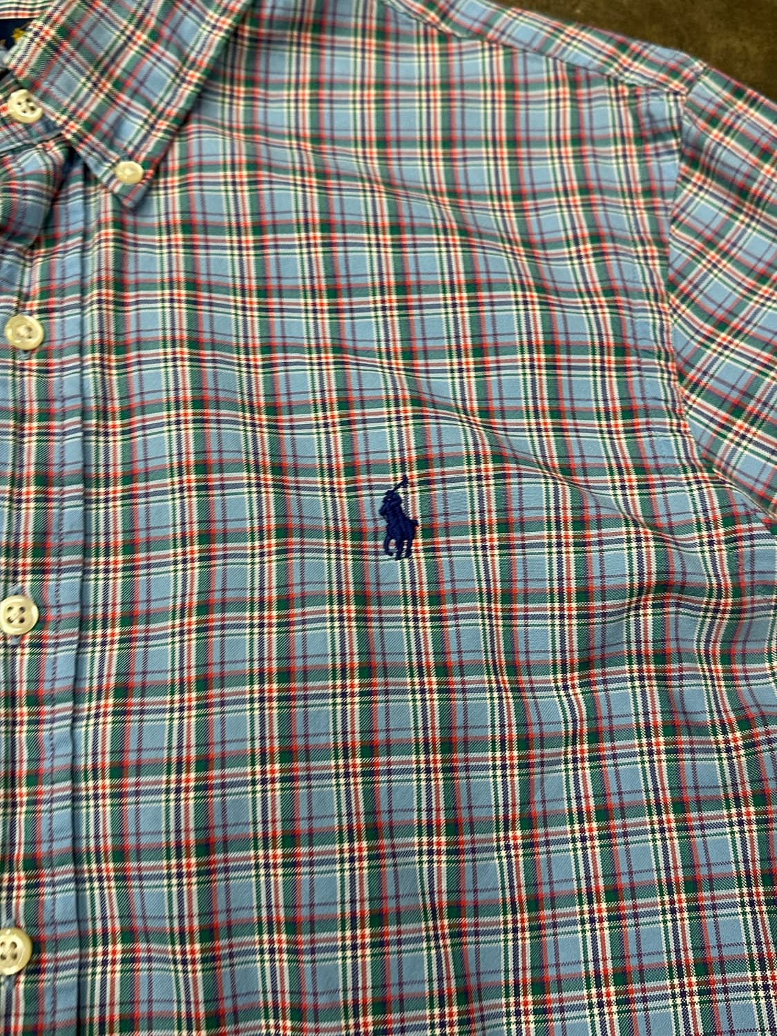 폴로 랄프로렌 체크셔츠 M 상품이미지3