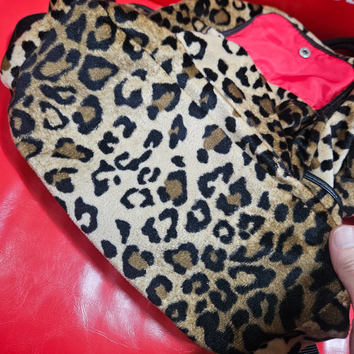 잔스포츠 레오파드 Y2k 호피 복조리 유니크 백팩 Free 상품이미지7