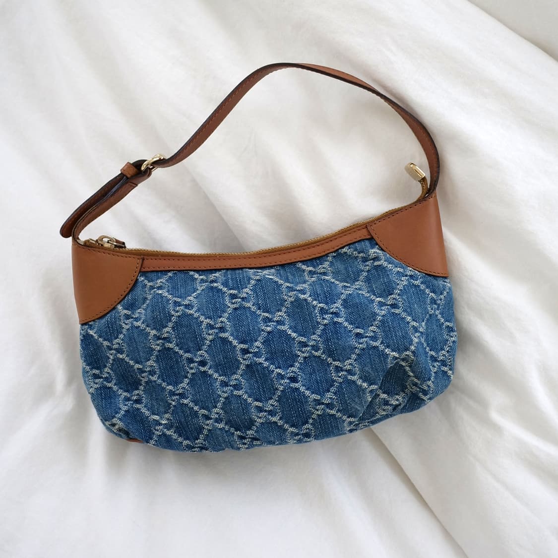 [Gucci] GG Canvas Denim Mini Hobo Bag 상품이미지5