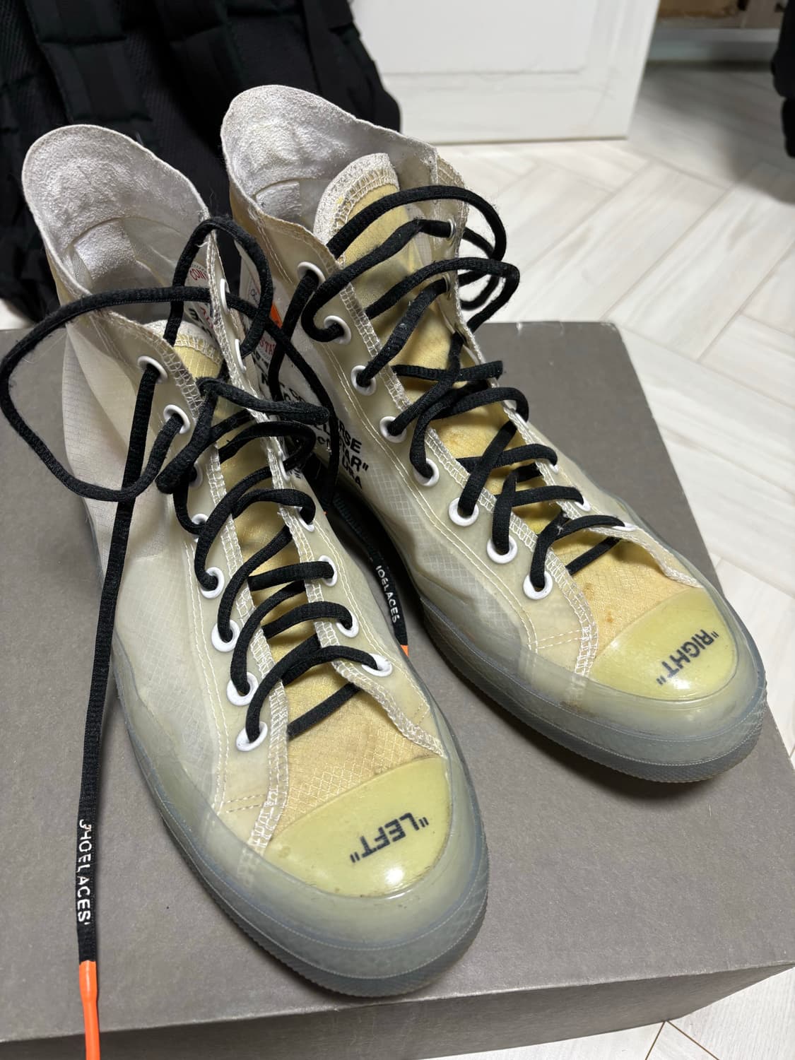 (275)컨버스 X 오프화이트 척 70 하이 더 텐 상품이미지3