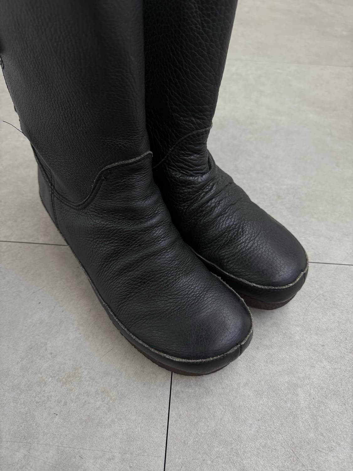 ing 스트랩 레더 부츠 상품이미지3