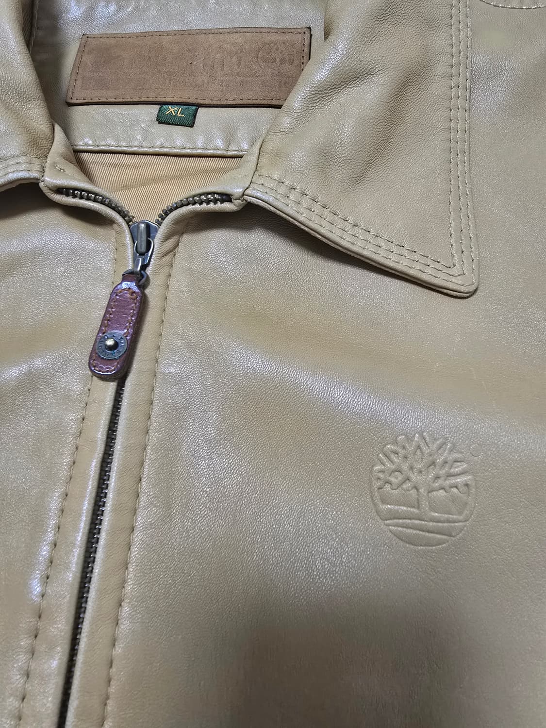 Timberland 램스킨 양가죽 레더자켓 XL 상품이미지3