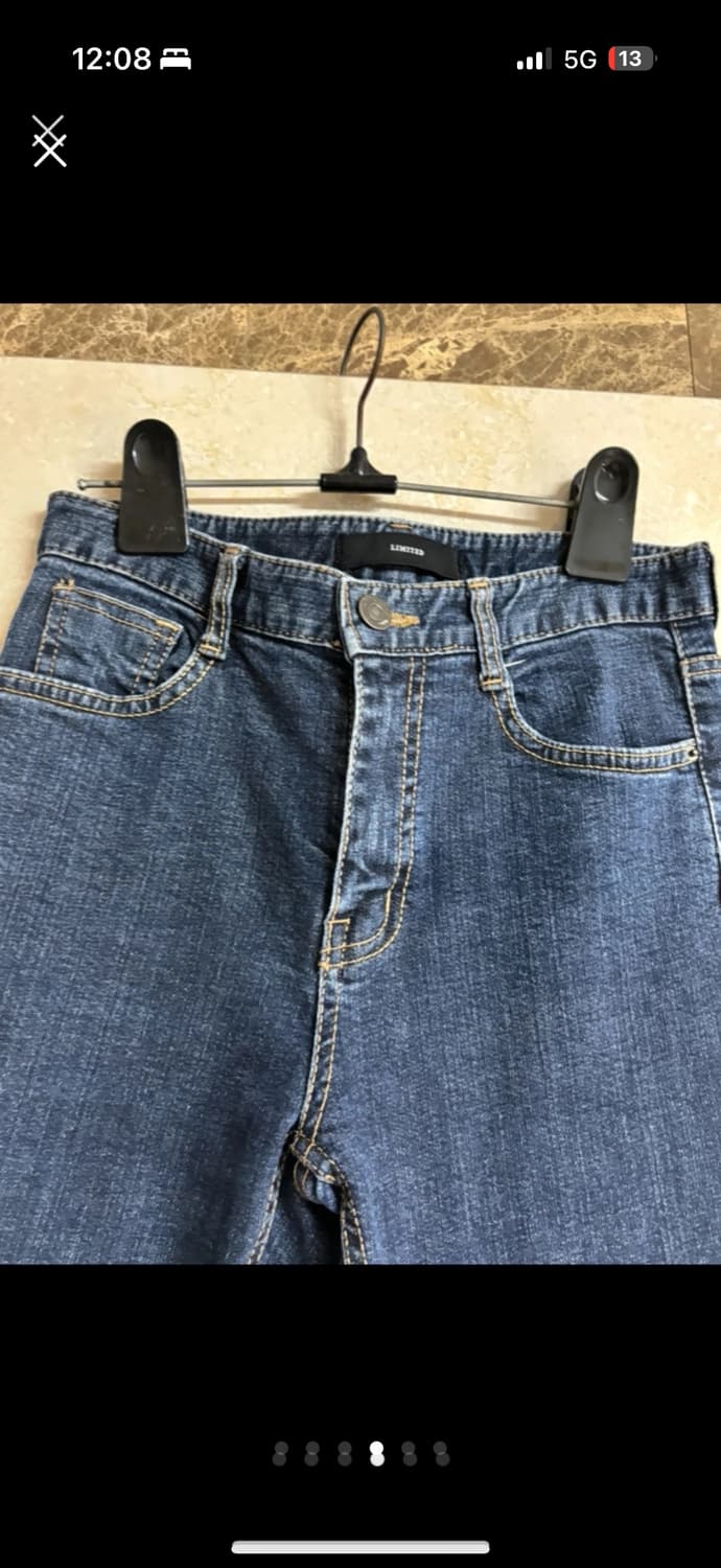 진청 데님 청바지 상품이미지4