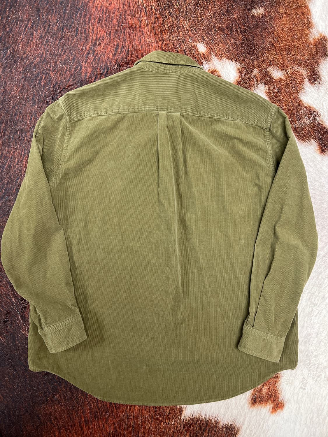아르켓 카키 코듀로이 오버핏 셔츠 52(XL) 상품이미지2