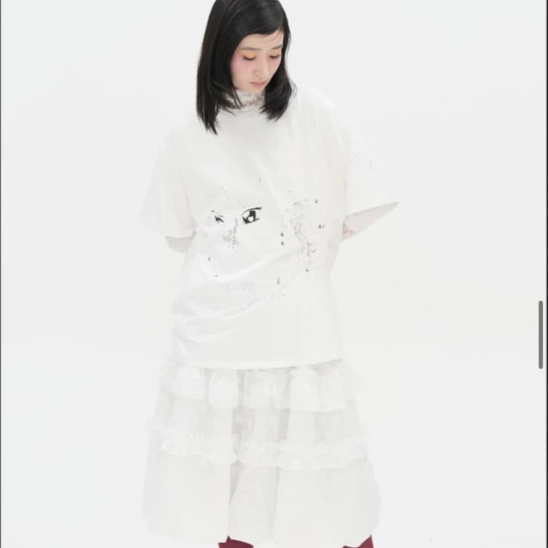 TYPESERVICE Scattered Ruched Top 상품이미지3