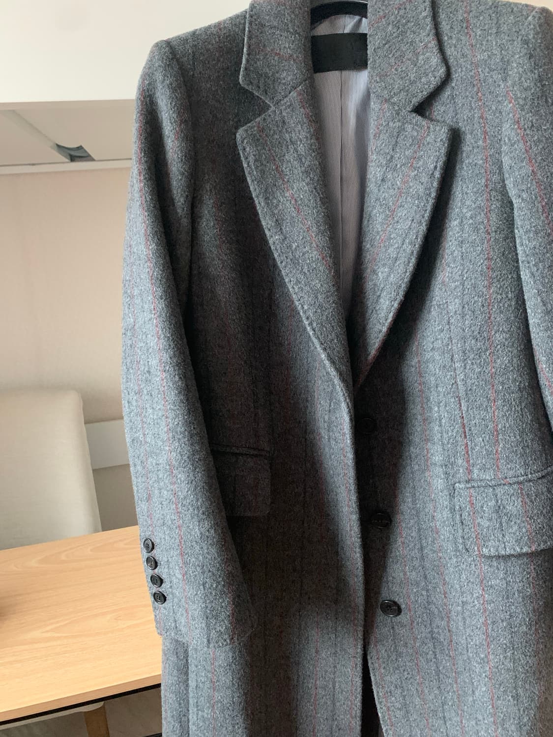 럭키슈에뜨 스트라이프 코트 상품이미지6