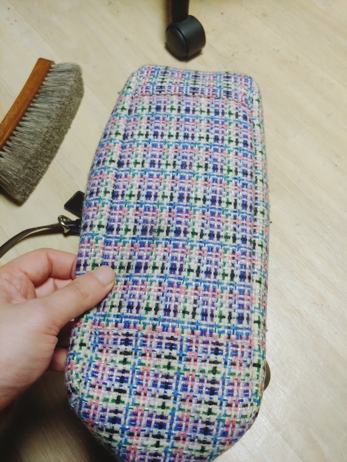 코치 트위드백 멀티컬러 m 상품이미지5