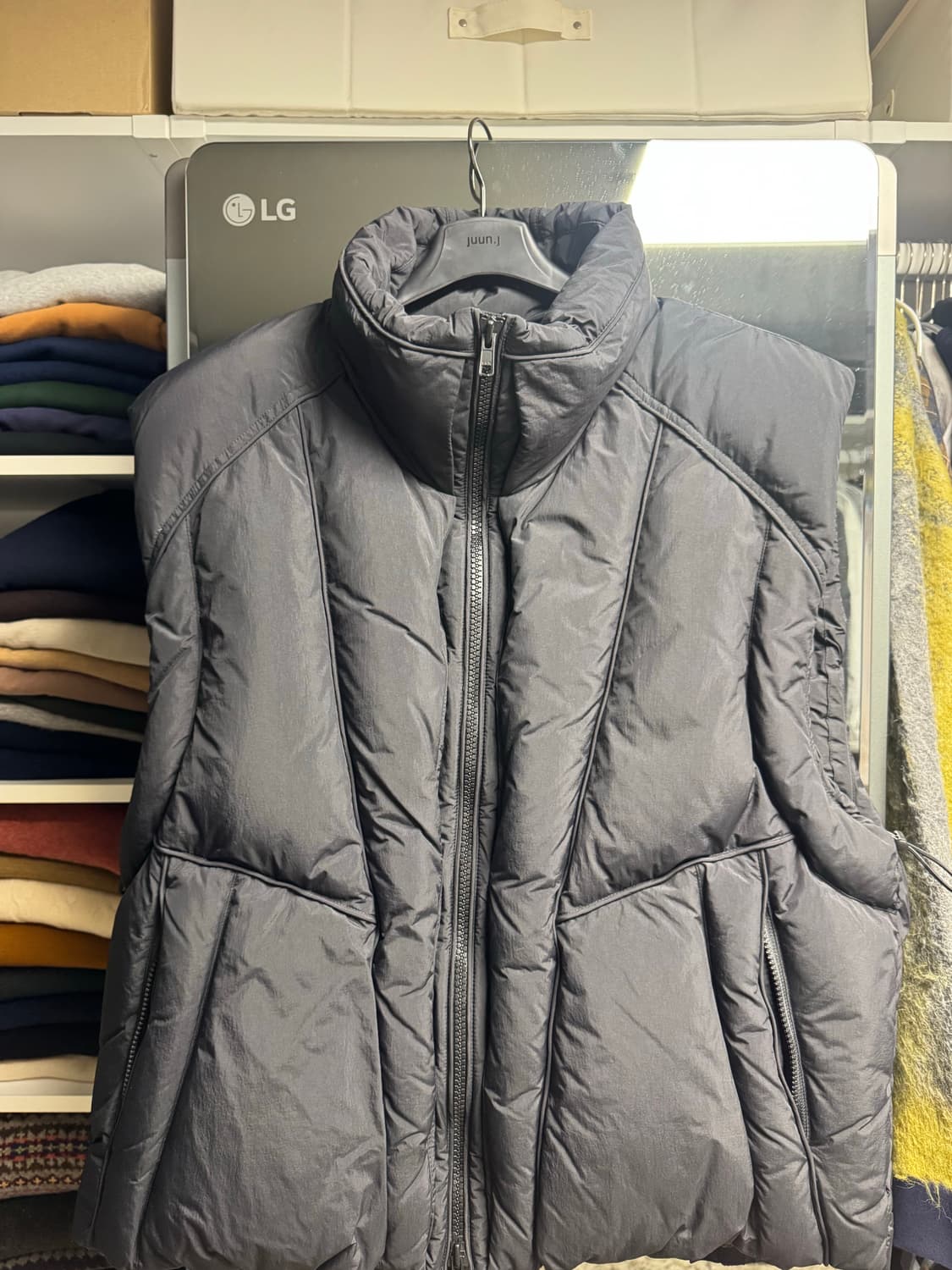 준지 24fw 숏 다운 패딩 베스트 48 (패딩 조끼) 상품이미지1