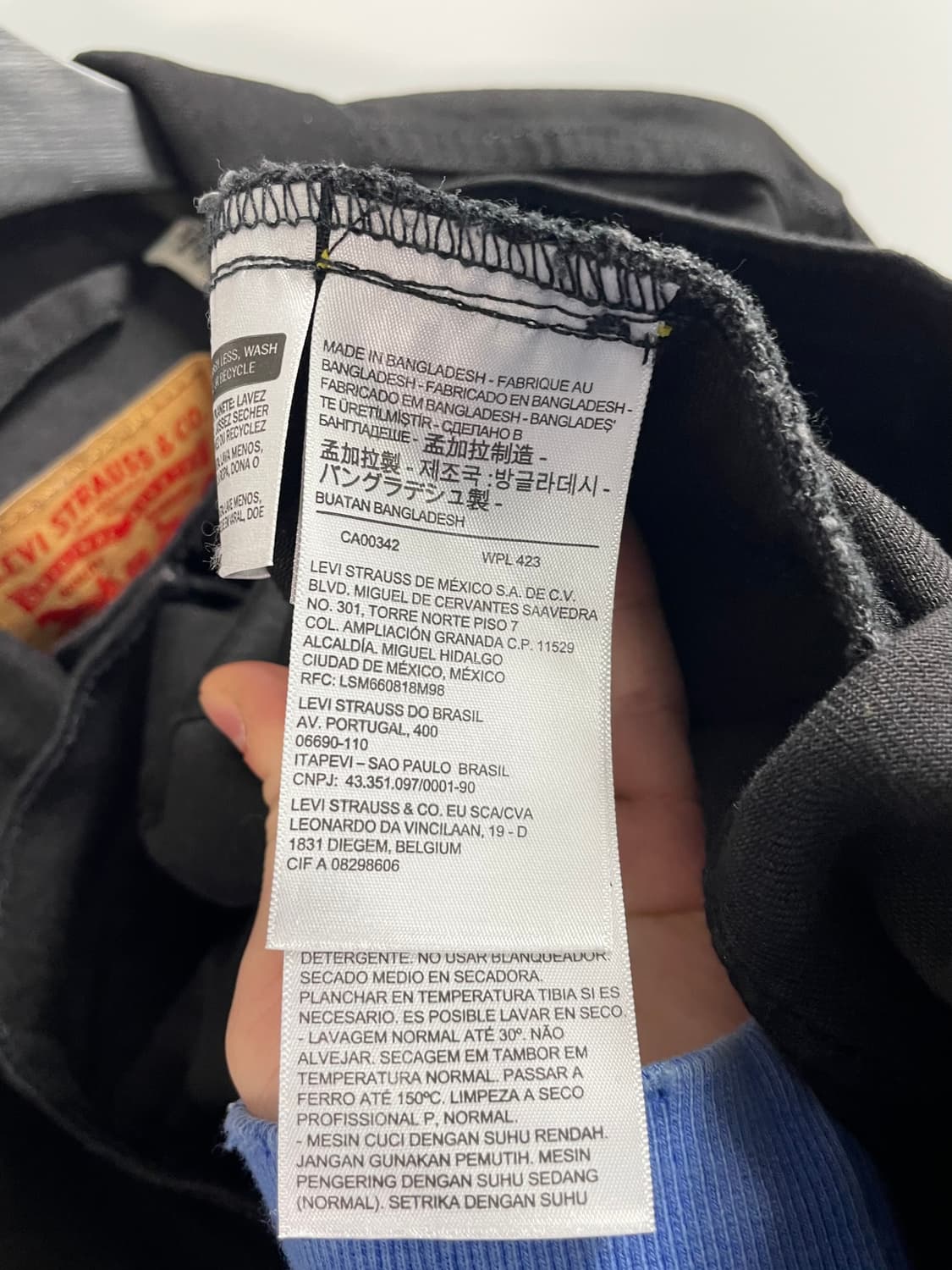 리바이스 3세대 블랙 청자켓 (on.364)   상품이미지5