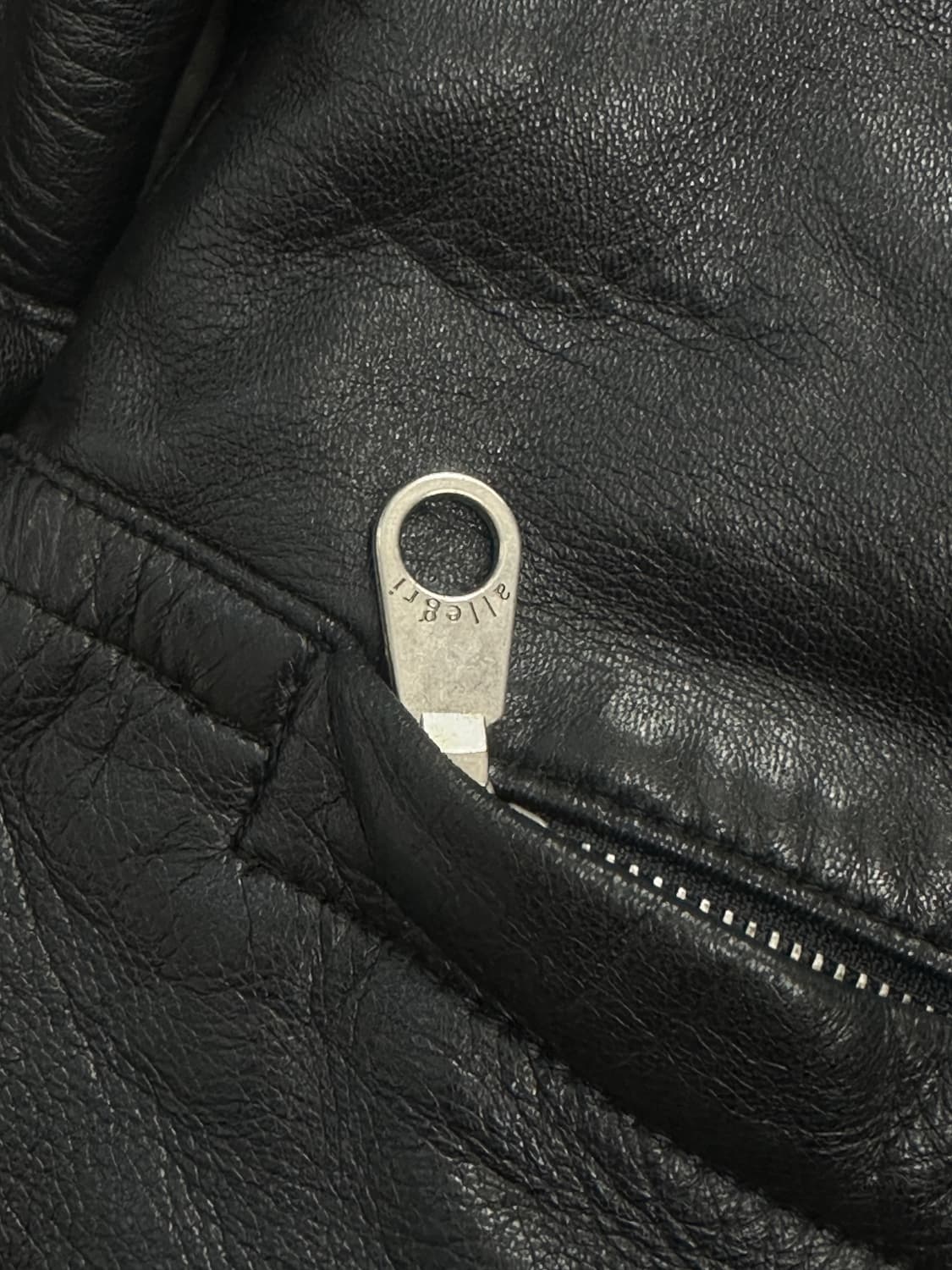 90s Allegri 램스킨 레더 자켓 L 상품이미지6