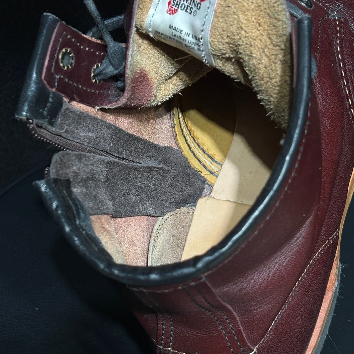 레드윙 백맨 집업 커스텀 부츠 상품이미지5