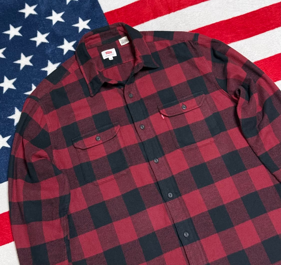 리바이스 버팔로 플란넬 셔츠 Levi’s Flannel Shirt [L] 상품이미지4