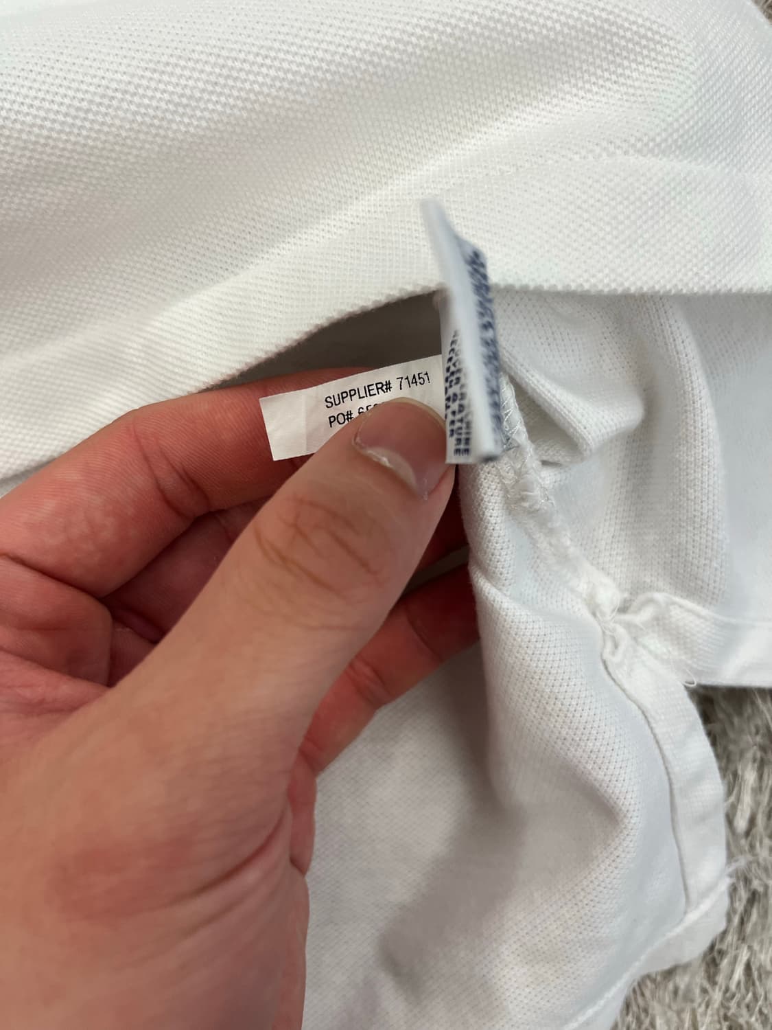 정품 폴로 성조기 카라티 L 상품이미지5