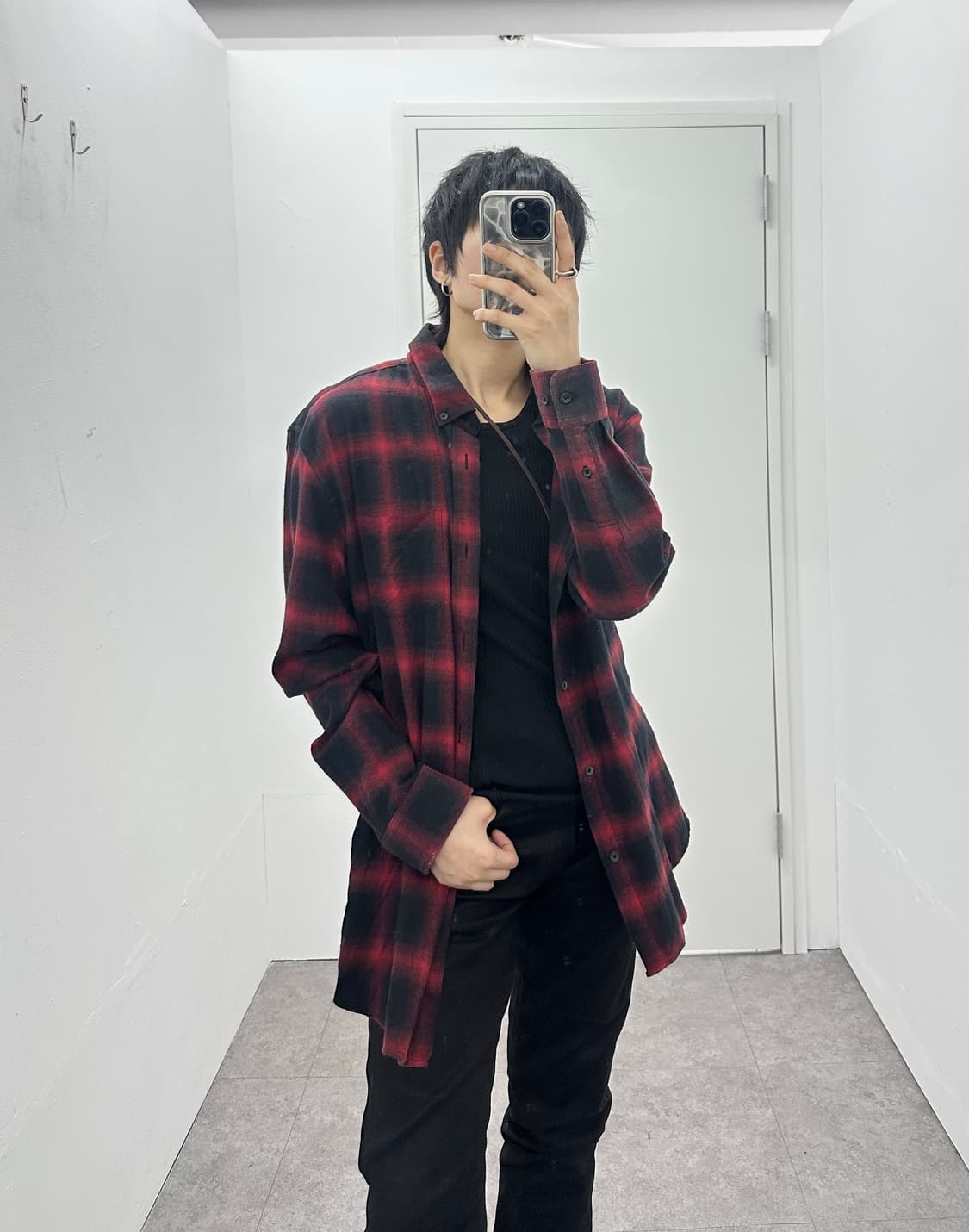 NONE vintage check shirts 상품이미지1