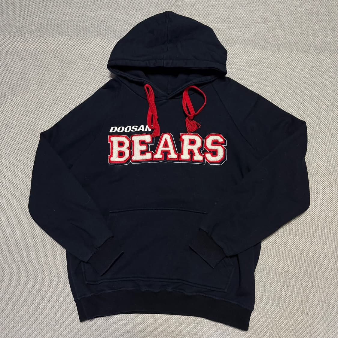 두산 베어스 빅로고 후드티 상품이미지1