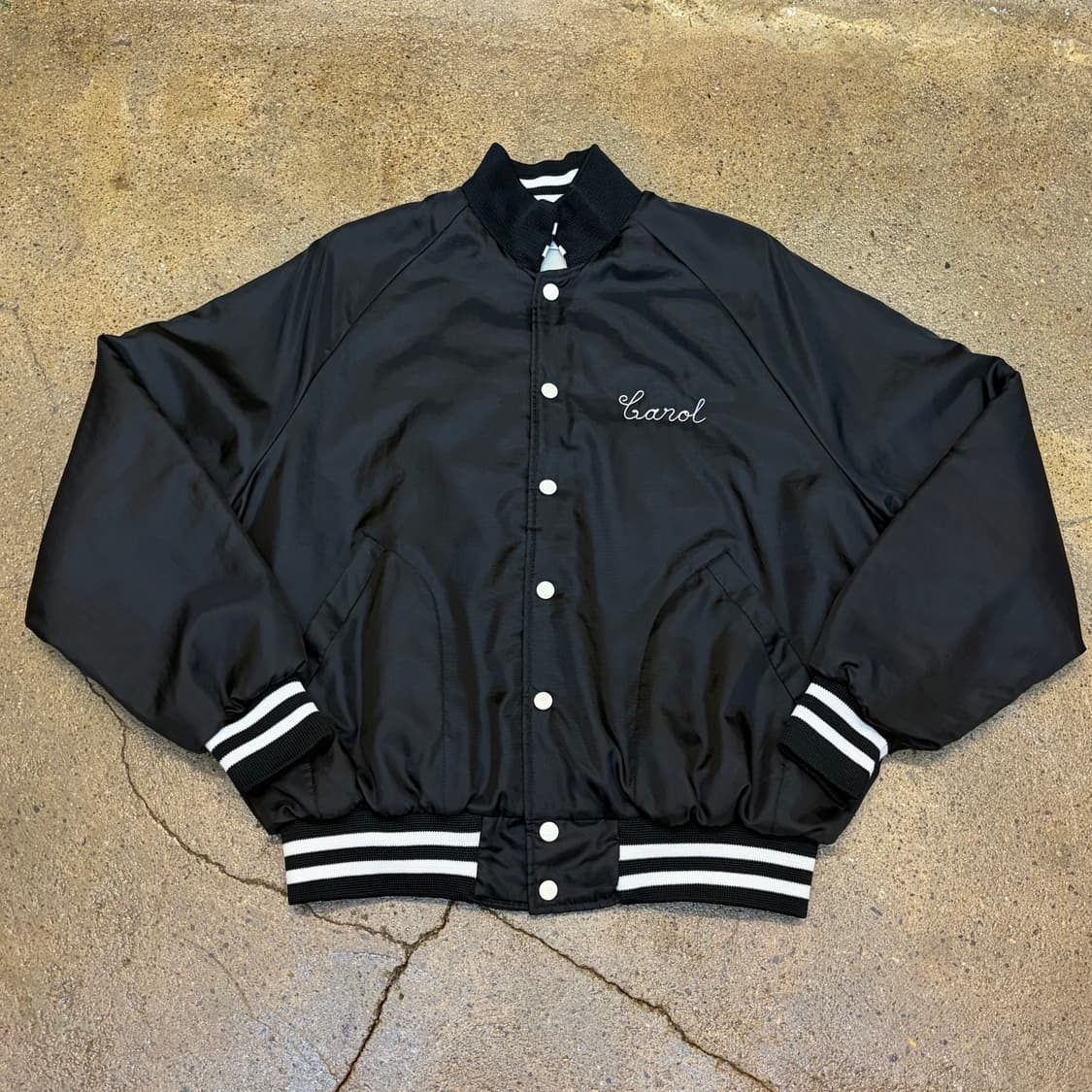 레어 90s Made in USA 빈티지 미키마우스 사틴 자켓 패딩자켓 상품이미지4