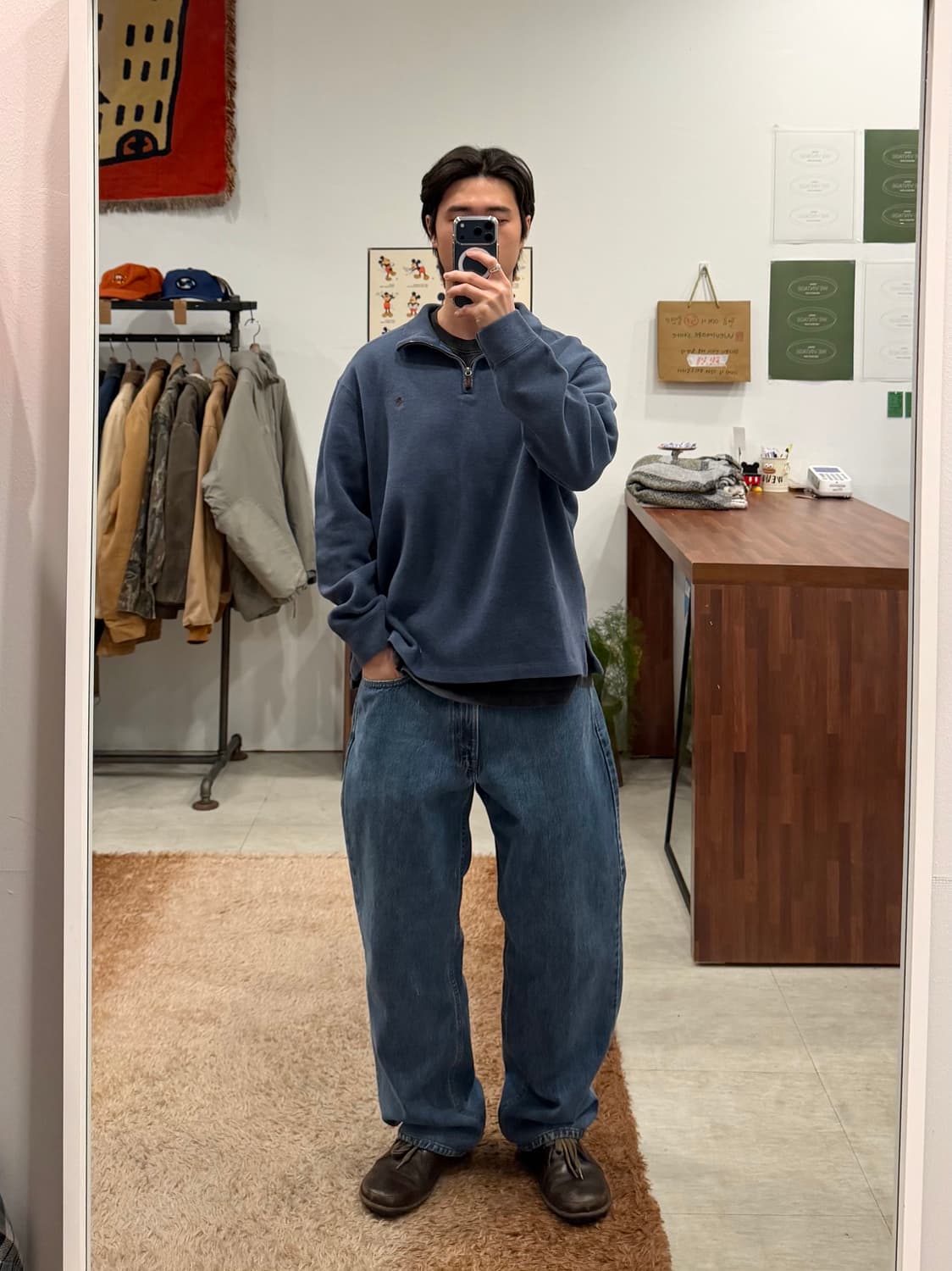 Polo ralph lauren 폴로 랄프로렌 하프넥 쿼터 집업 니트 상품이미지2