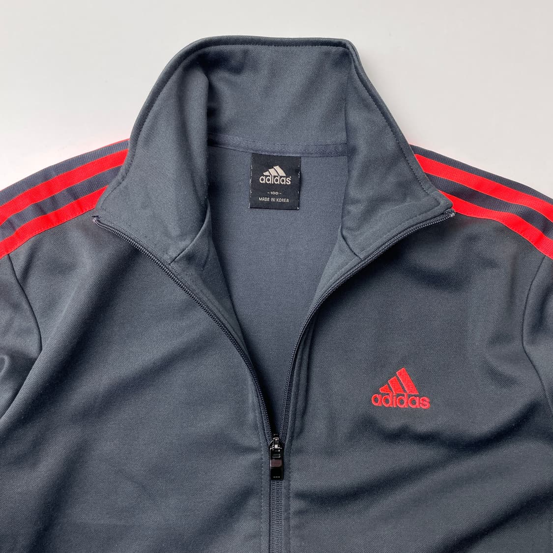 [중고] 아디다스 삼선 져지 다크그레이 100 상품이미지3