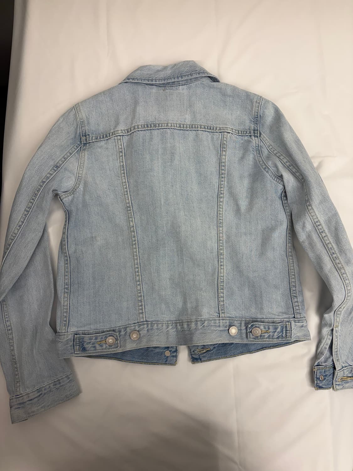 [S] 리바이스 플라워 자수 연청 데님 청자켓 상품이미지4