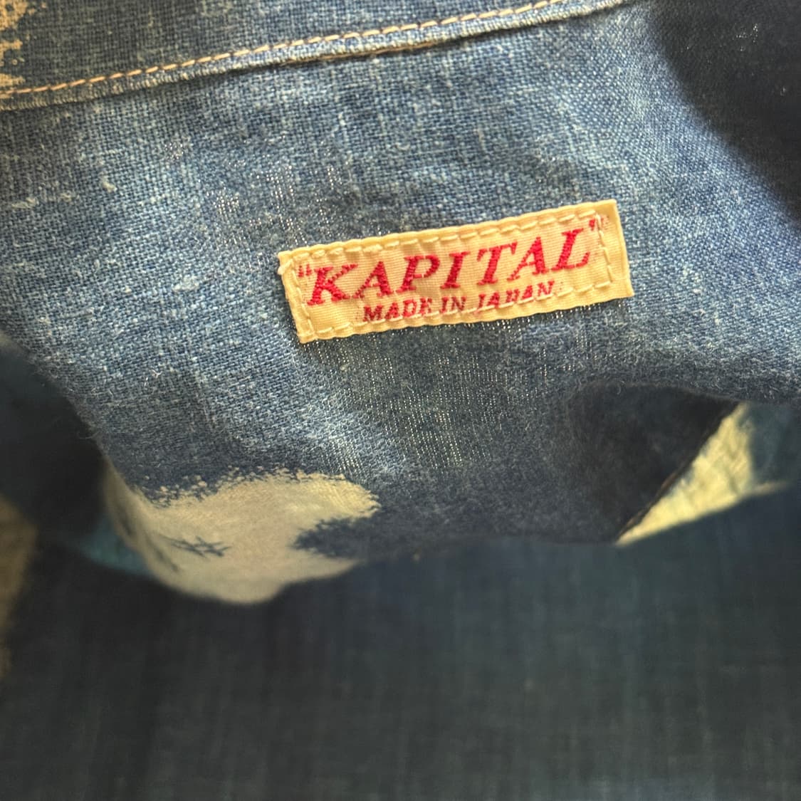 캐피탈 KAPITAL 린넨 스타 하와이안 반팔 셔츠 3사이즈 상품이미지6