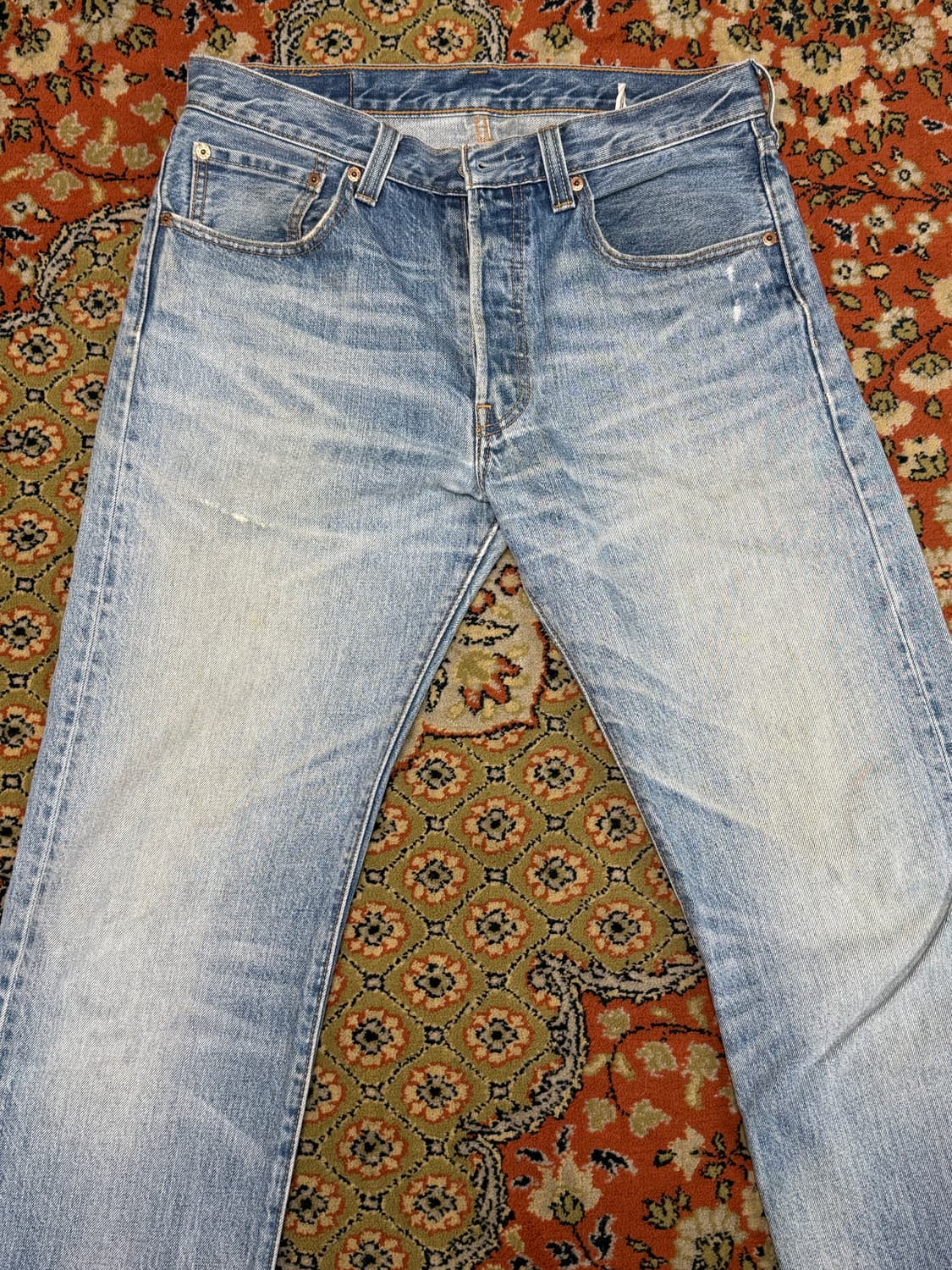 리바이스 빈티지 501 연청 스트레이트 데님팬츠 32x34 상품이미지6