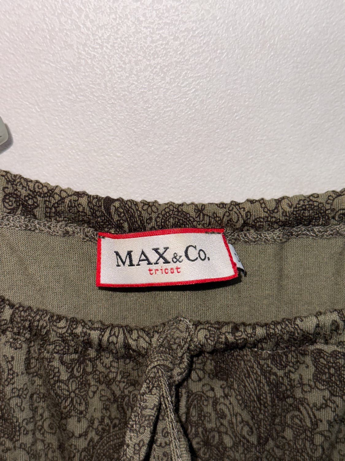 Max&Co khaki  paisley floral 오프숄더 ops 상품이미지4