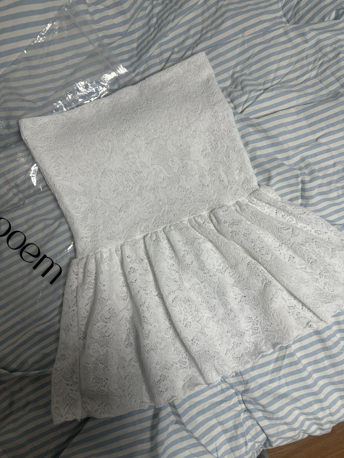 Polysooem skirt and top in lace 상품이미지3